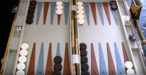 How to setup the backgammon board?